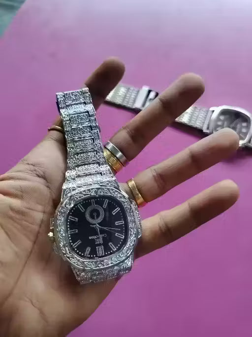 Silvar Square Trending Annaloge Watch For Mens & Boys