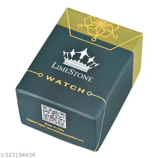 LIMESTONE Mesh Design Chain Minimalist Slim Meta Quartz Analog Watch - For Men