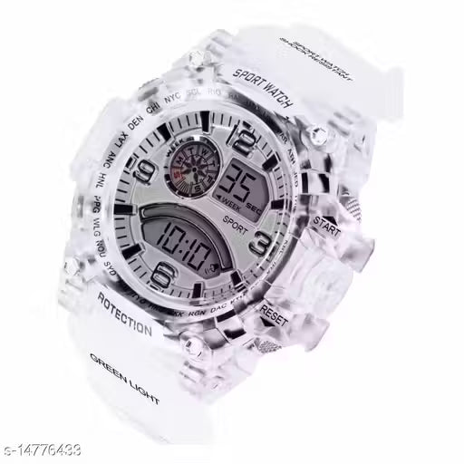 RTK New Latest Design Silver Dial Digital Watch Men,Boys