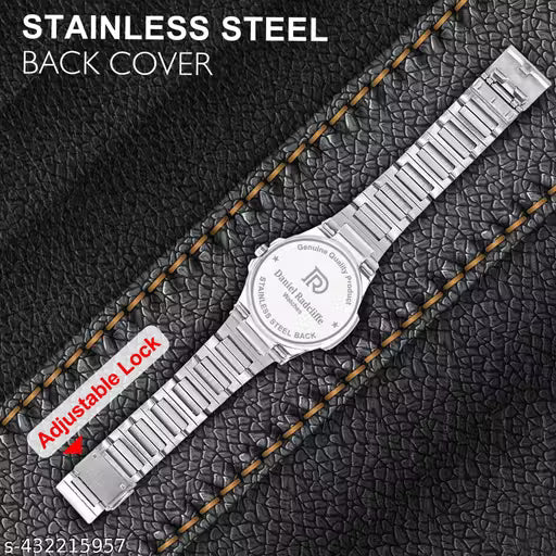 men watch , boy watch , watch boy ,watch boys , watch for men , Day Date Functioning Stainless Steel Chain Watch for Men