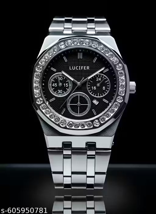 day n date Series men's stainless steel analog watches classic, attractive, professional, top-trendy and stylish analog watches for men/boys for office, school use