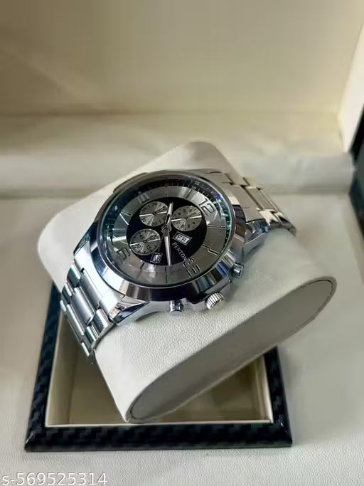 Trendy Round Analog Watch - For Men